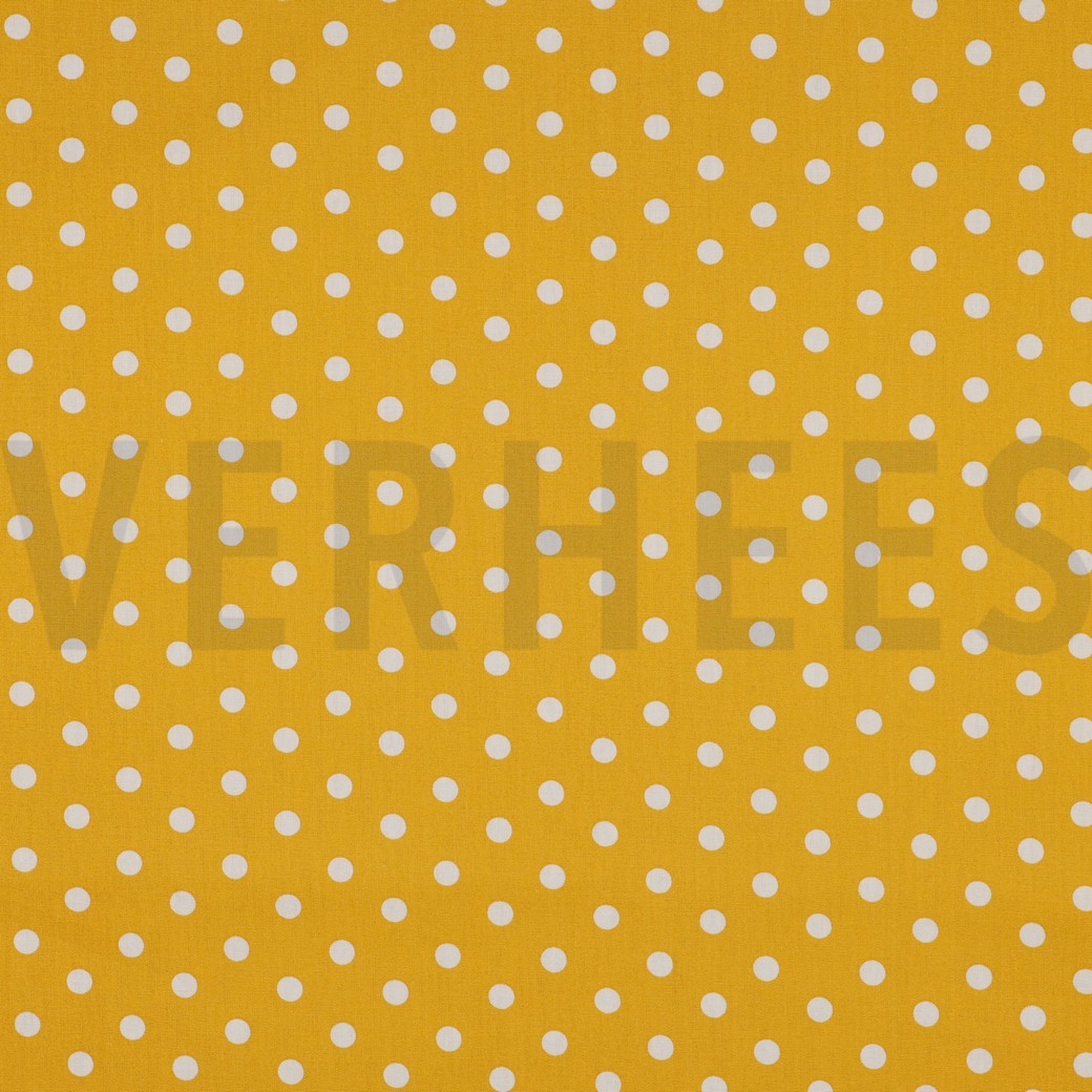 POPLIN DOTS YELLOW