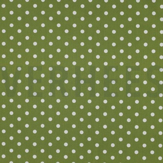 POPLIN DOTS GREEN #7