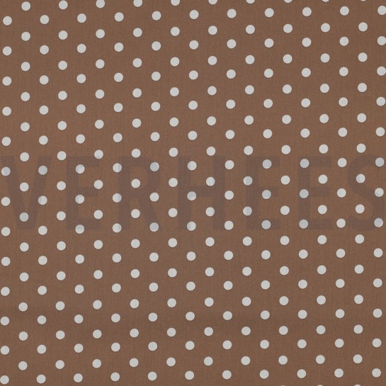 POPLIN DOTS TAUPE #7
