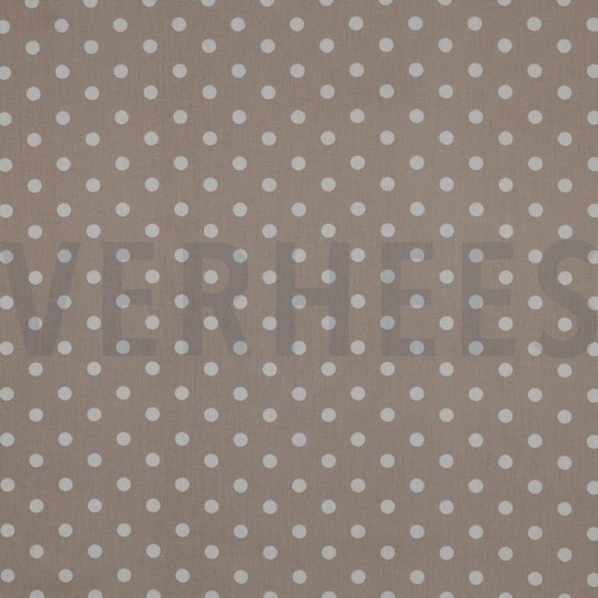 POPLIN DOTS SAND #7