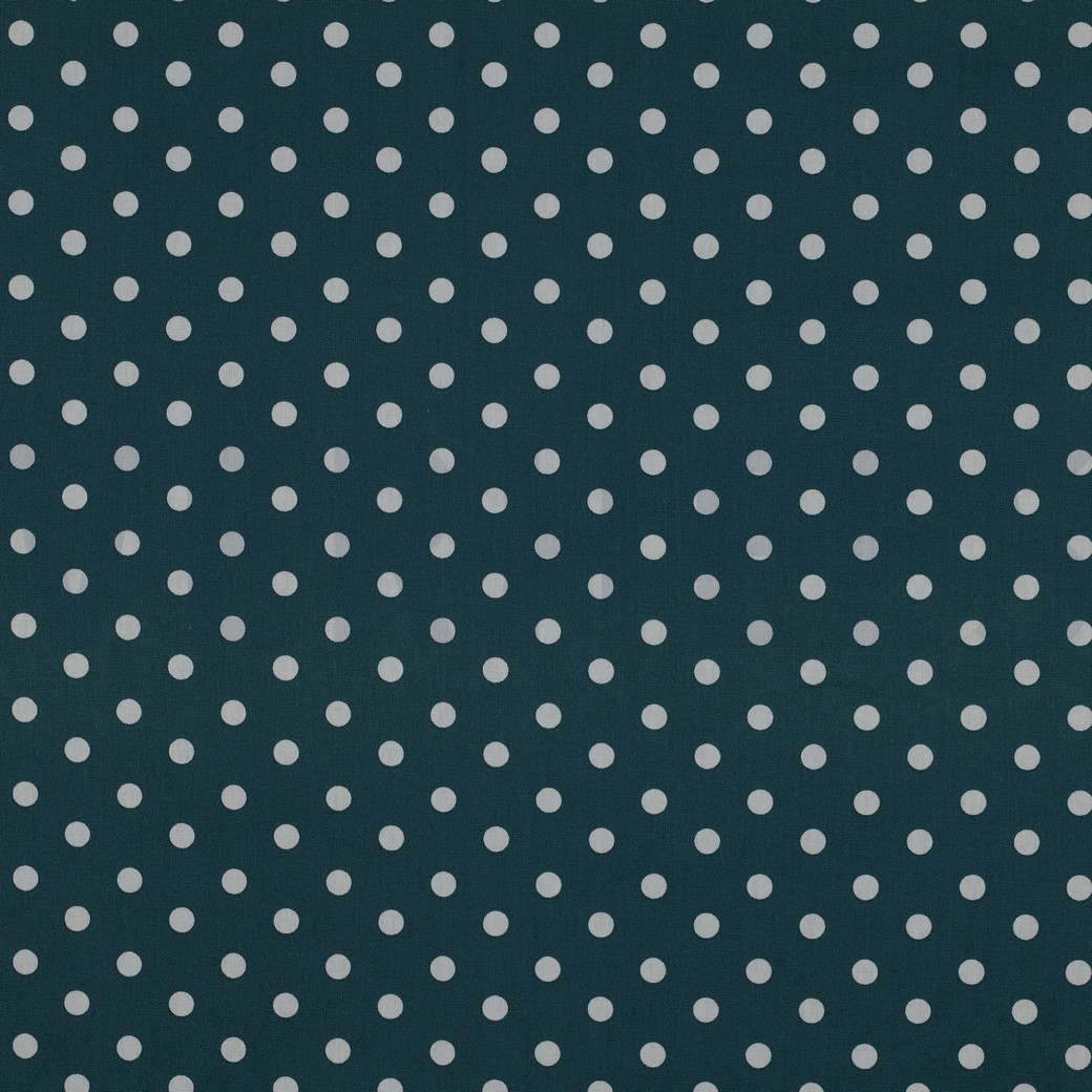 POPLIN DOTS PETROL