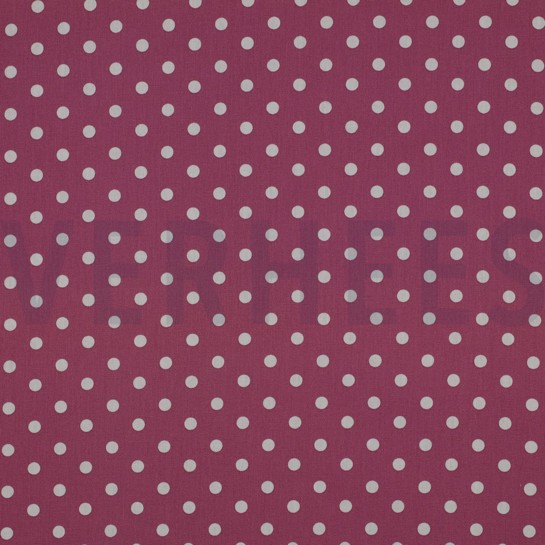 POPLIN DOTS MAUVE #7