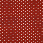 KATOENEN POPLIN STIPPEN TERRACOTTA (thumbnail)