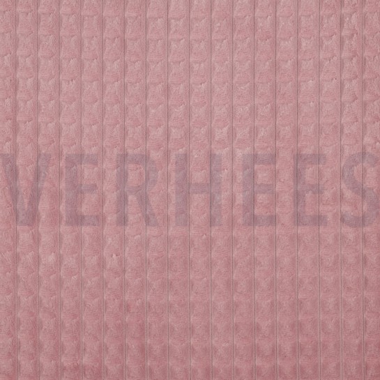 VELOURS DECO VIERKANT OUDROZE #7