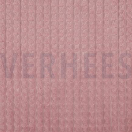 VELOURS DÉCO CARRÉ ROSE ANCIEN (hover)
