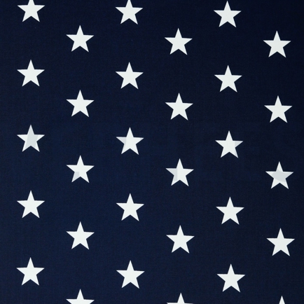 POPLIN STARS NAVY (hover)