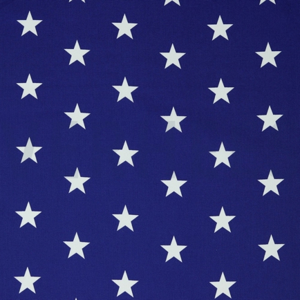 POPLIN STARS COBALT (hover)