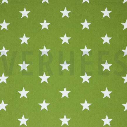 POPLIN STARS GREEN (hover)