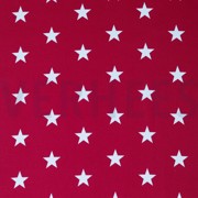 POPLIN STARS CERISE (thumbnail)