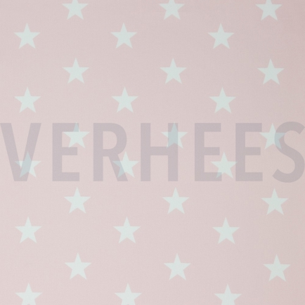 POPLIN STARS LIGHT ROSE (hover)