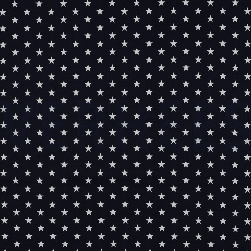 POPLIN PETIT STARS NAVY