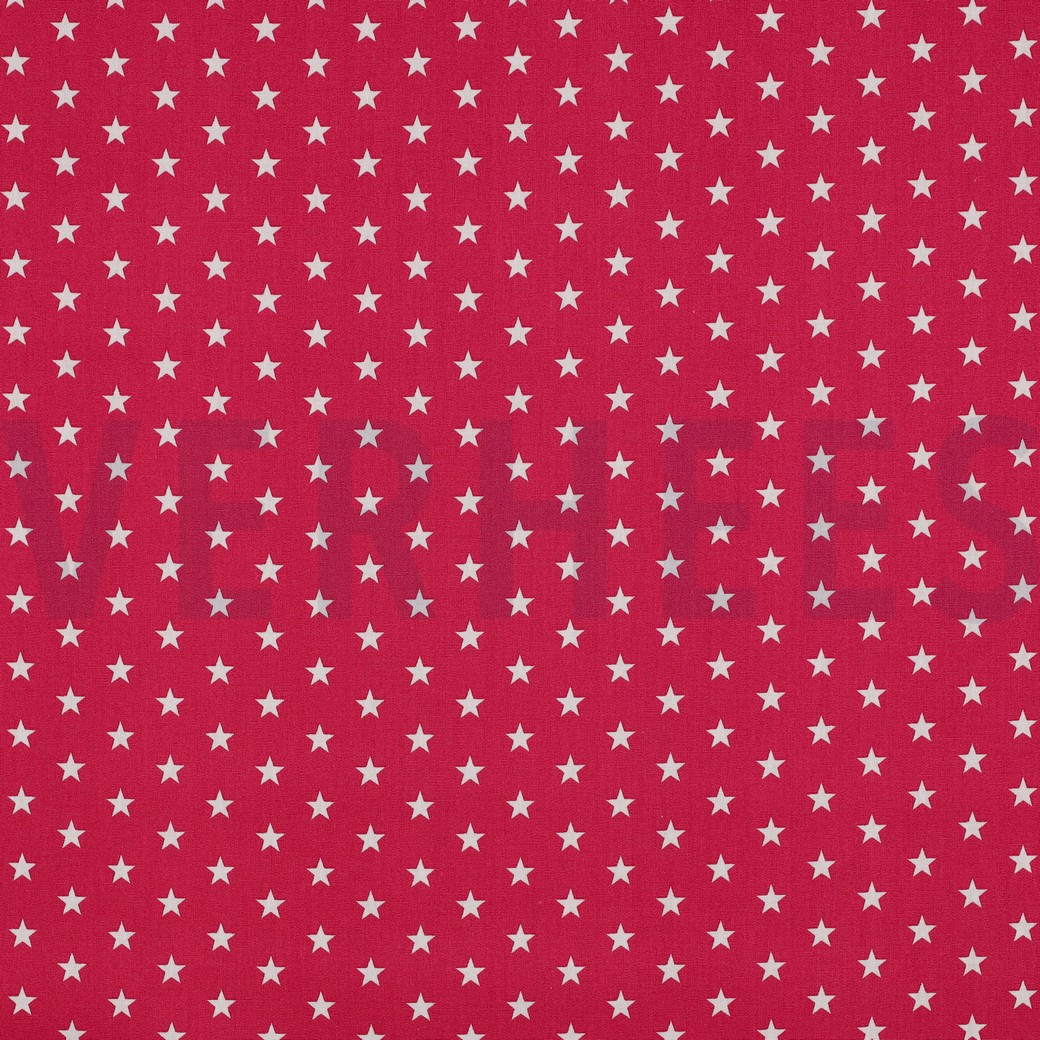 POPLIN PETIT STARS PINK