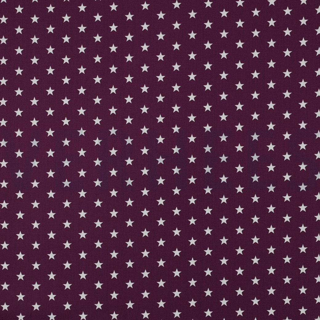POPLIN PETIT STARS PURPLE
