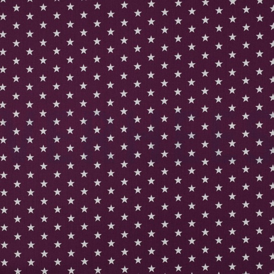 KATOENEN POPLIN KLEINE STERREN PAARS #7