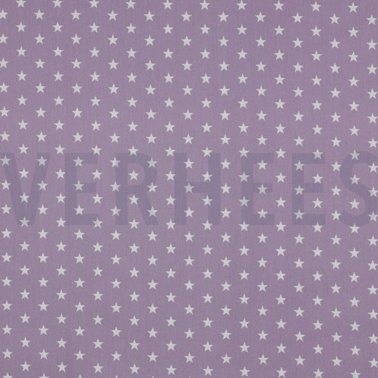 POPLIN PETIT STARS LILAC #7