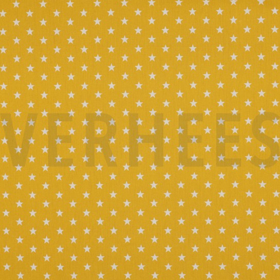 POPLIN PETIT STARS YELLOW #7