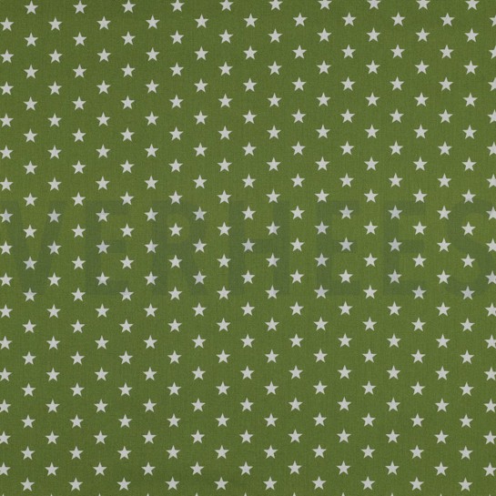 POPLIN PETIT STARS GREEN #7