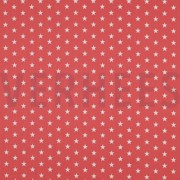 POPLIN PETIT STARS CORAL (thumbnail)