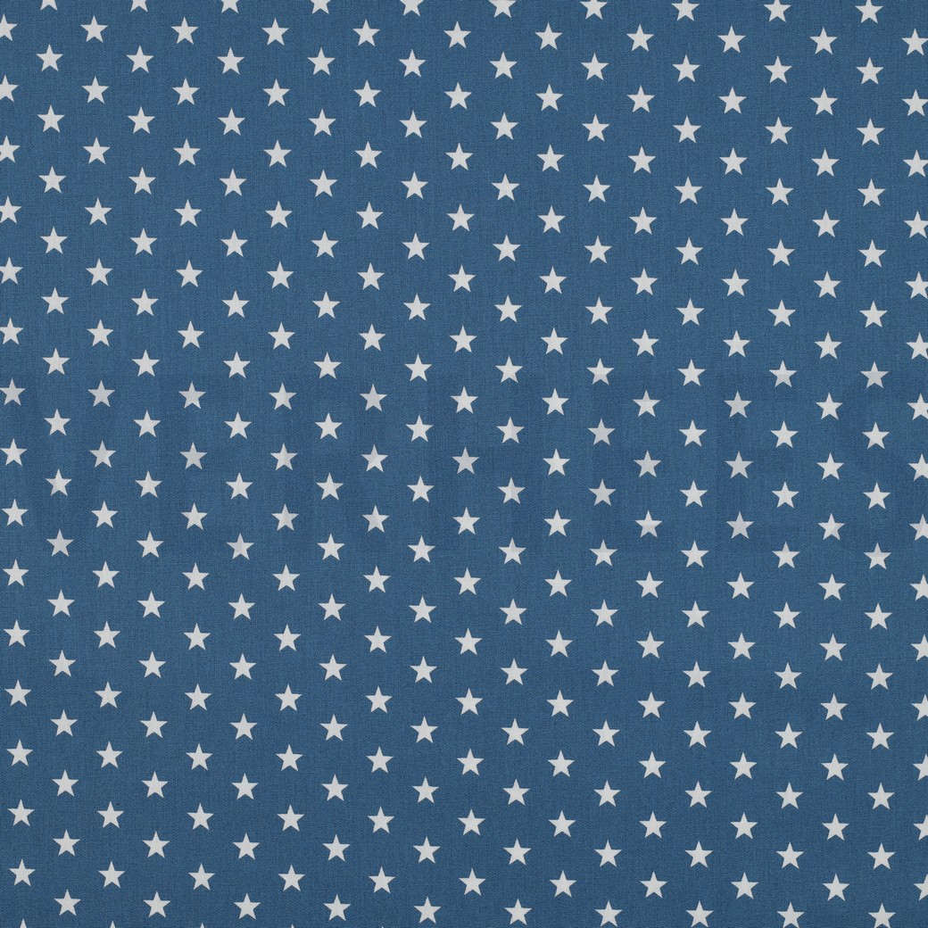 POPLIN PETIT STARS BLUE