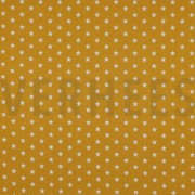 POPLIN PETIT STARS OCHRE (thumbnail)