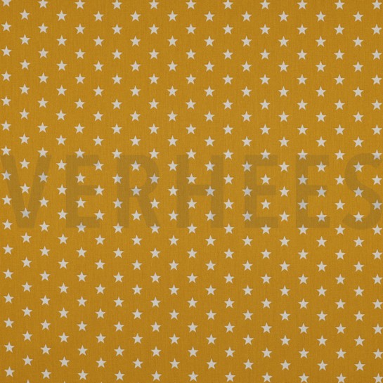 POPLIN PETIT STARS OCHRE #7