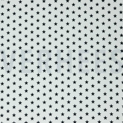 POPLIN PETIT STARS WHITE/BLACK (hover)