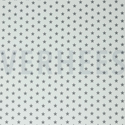 POPLIN PETIT STARS WHITE/GREY (hover)
