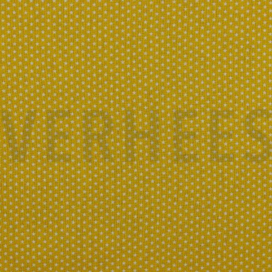 POPLIN MINI STARS YELLOW #7