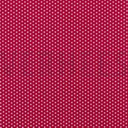 BAUMWOLLE POPELINE MINI STERNE KIRSCHROT (thumbnail)