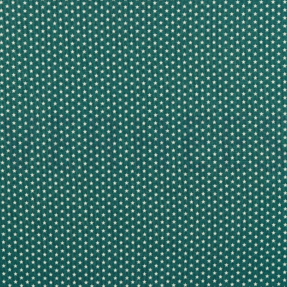 POPLIN MINI STARS PETROL
