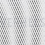 KATOENEN POPLIN MINI STERREN WIT/DONKERBLAUW (thumbnail)