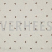 LINNEN VISCOSE EMBROIDERY VIERKANT ZAND (thumbnail)