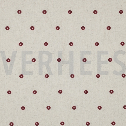 LEINEN VISKOSE STICKEREI QUADRAT BLUSH (hover)