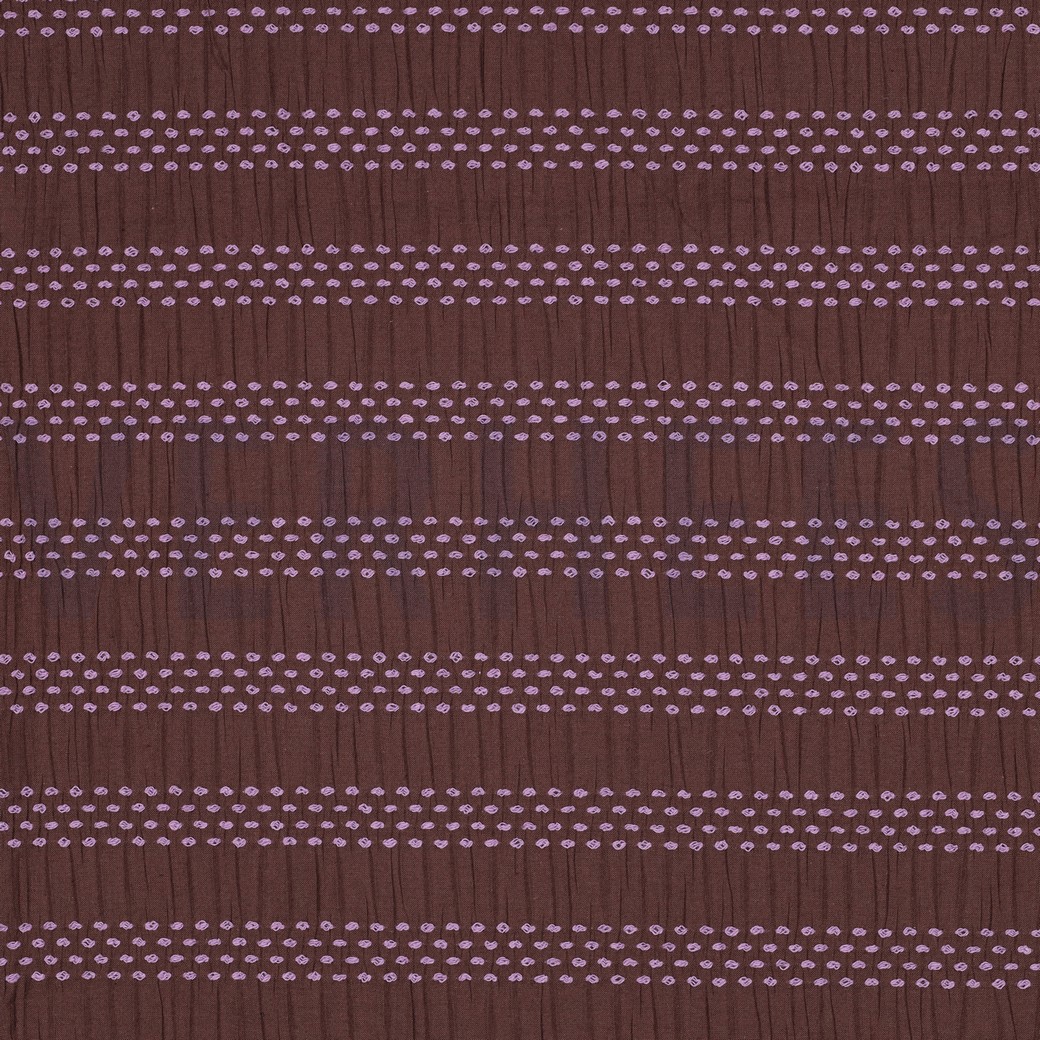 BAUMWOLLE DOBBY JACQUARD STREIFEN BRAUN
