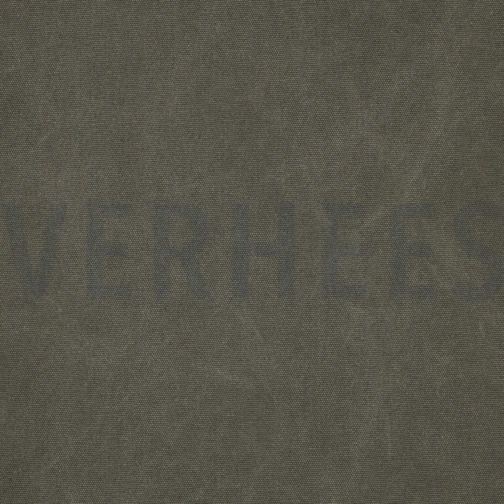 CANVAS STONEWASHED ARMEEGRÜN