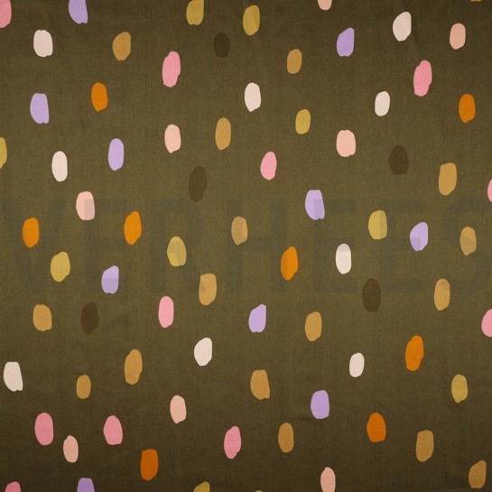 COTON SATIN SPOT ETE VERT MOUSSE #7