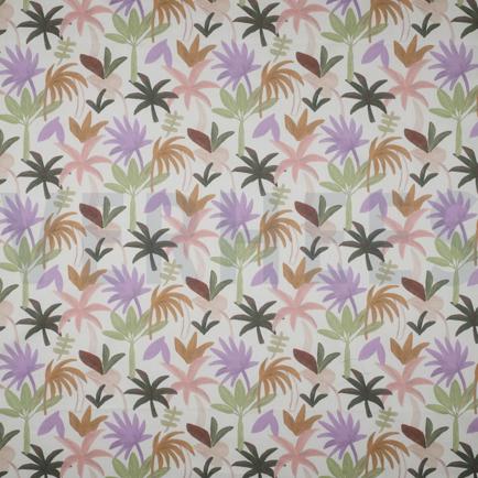 COTON VOILE DIGITAL PALM HAVEN LILAS (hover)