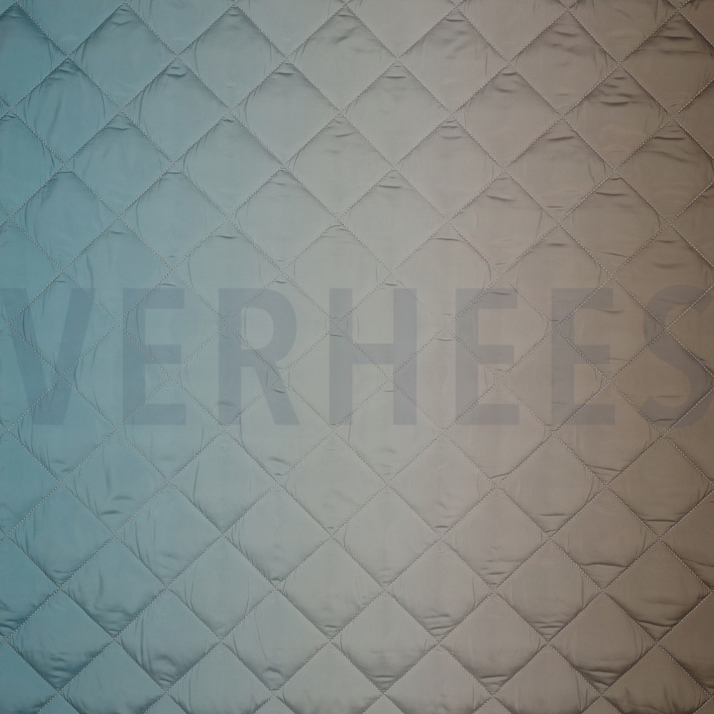 MATELASSÉ DIGITAL DÉGRADÉ DE COULEURS SABLE / BLEU CLAIR