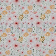KATOEN EMBROIDERY DIGITAAL BLOEMEN WIT (thumbnail)