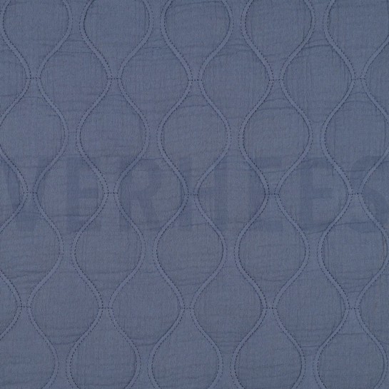 DOUBLE GAUZE QUILT JEANSBLAUW #7