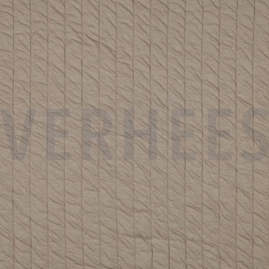 GESTEPPTES JERSEY STREIFEN SAND #7