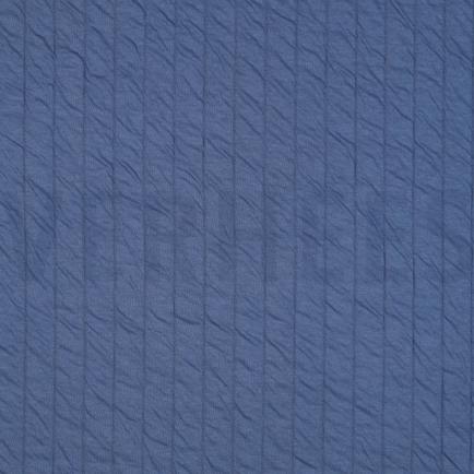 JERSEY MATELASSÉ RAYURE JEAN BLEU (hover)