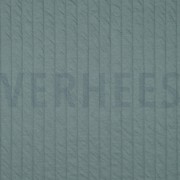 GEQUILTE JERSEY STREPEN JADE (thumbnail)