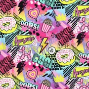 FRENCH TERRY DIGITAL MANGA FUCHSIA (thumbnail)