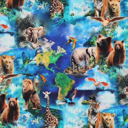 SWEAT DIGITAL TIERE BLAU (hover)