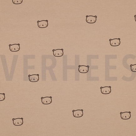 JERSEY GAUFRÉ OURS CAMEL (hover)