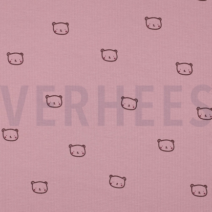 JERSEY GAUFRÉ OURS MAUVE (hover)