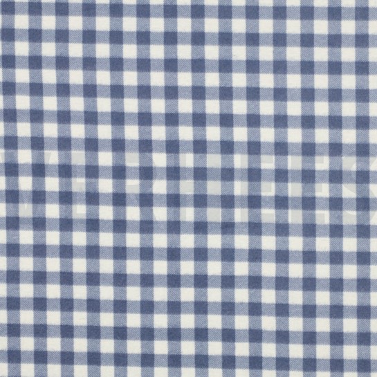 FLANELL KAROS BLAU #7