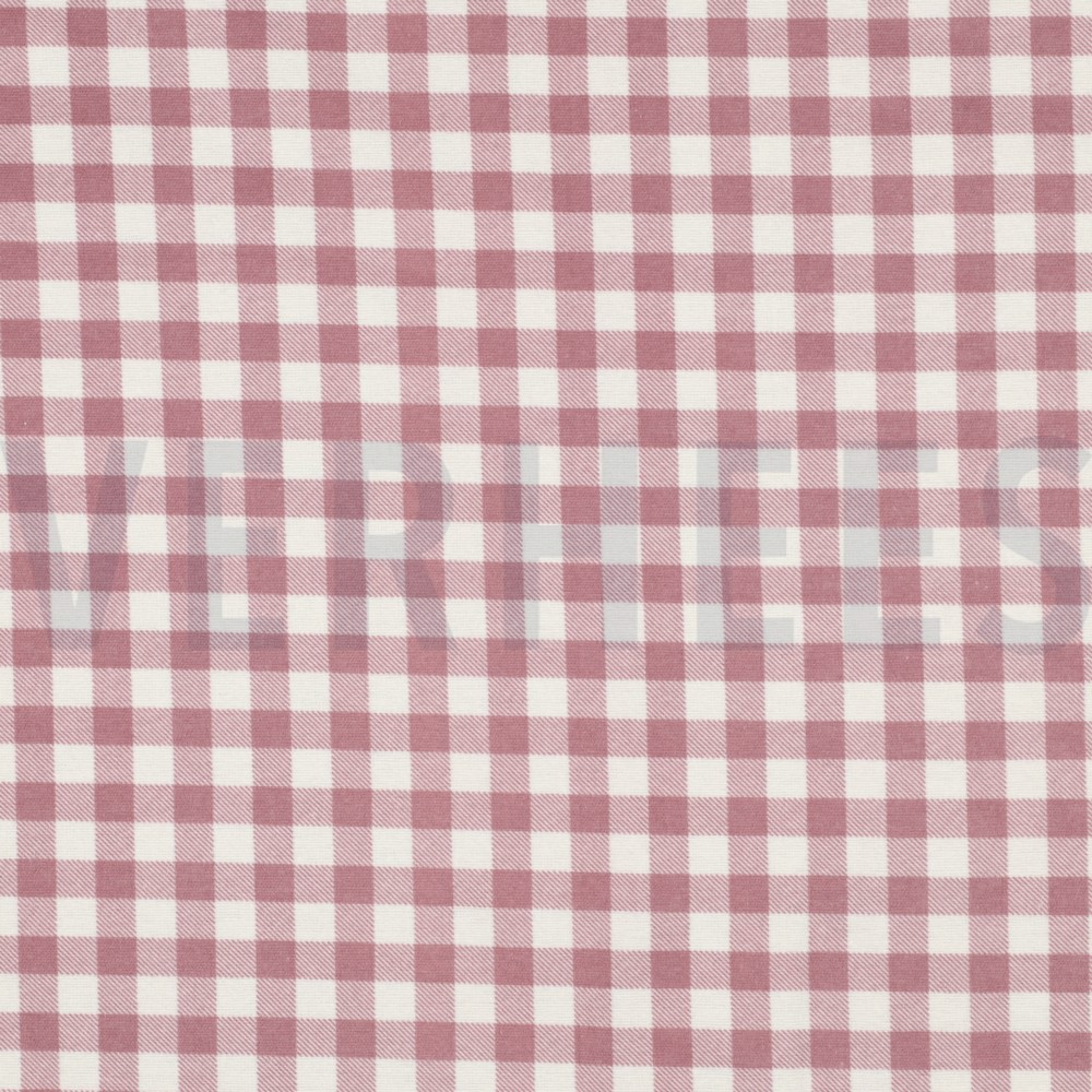 FLANELLE CARREAUX MAUVE