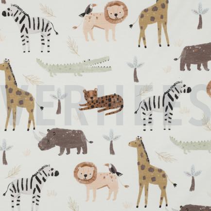 JERSEY DIGITAAL SAFARI DIEREN WIT (hover)
